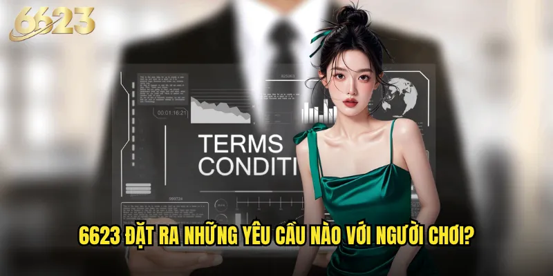 Điều khoản điều kiện 6623 có những quy định gì cần lưu ý? 1 6623 đặt ra những yêu cầu nào với người chơi?