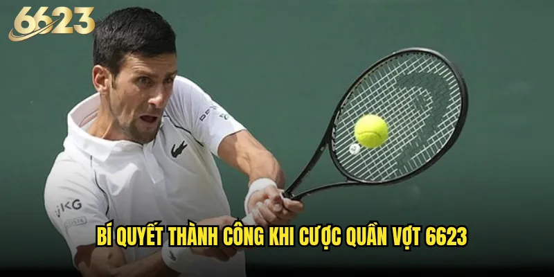 Tại sao quần vợt 6623 lại trở thành môn thể thao cược thịnh hành? 3 Bí quyết thành công khi cược quần vợt 6623