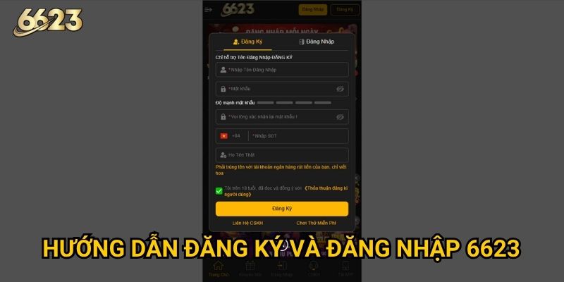 Trang chủ 28 Hướng dẫn Đăng ký và Đăng nhập 6623